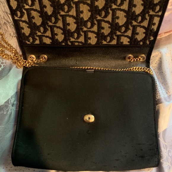 Midcentury Vintage Dior Honeycomb Cloth Clutch - Picture 4 of 5